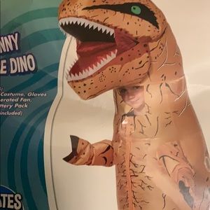 Dinosaur child’s inflatable costume (6”feet tall)